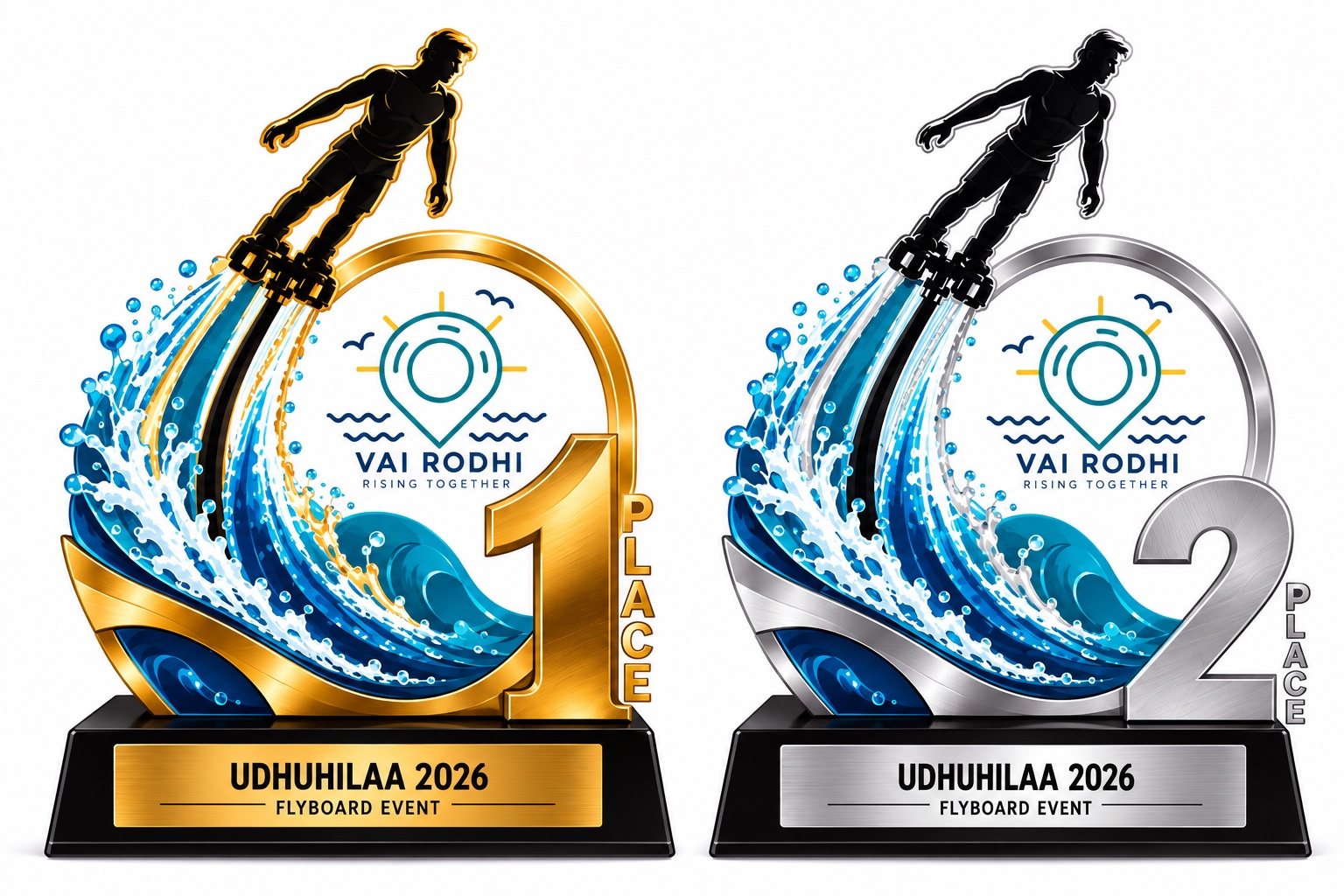 Winner plaque designs for the Day 3 competition.